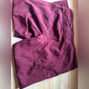 Lululemon Athletica Burgundy Leggings